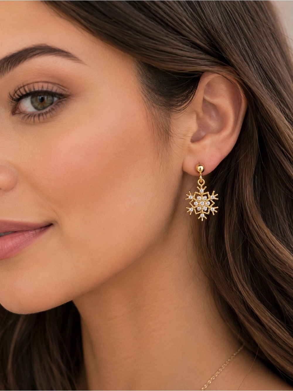 Annaleece by DeVries pierced earrings with Swarovski Elements